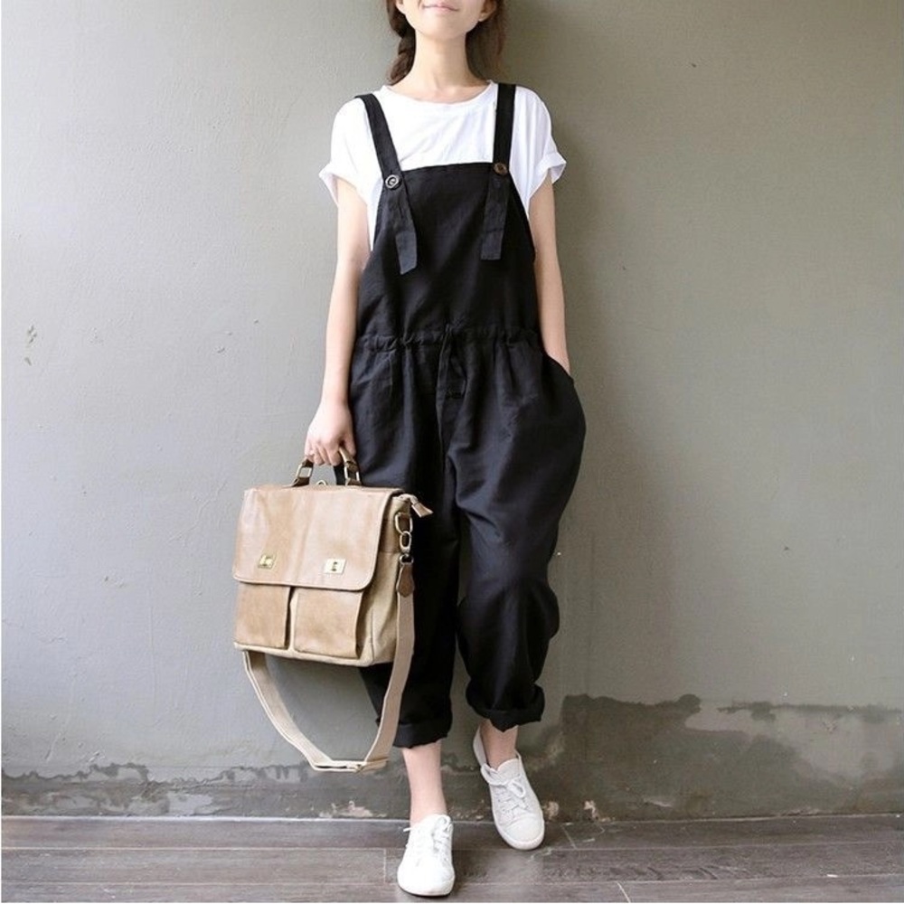100% Cotton Baggy Overalls